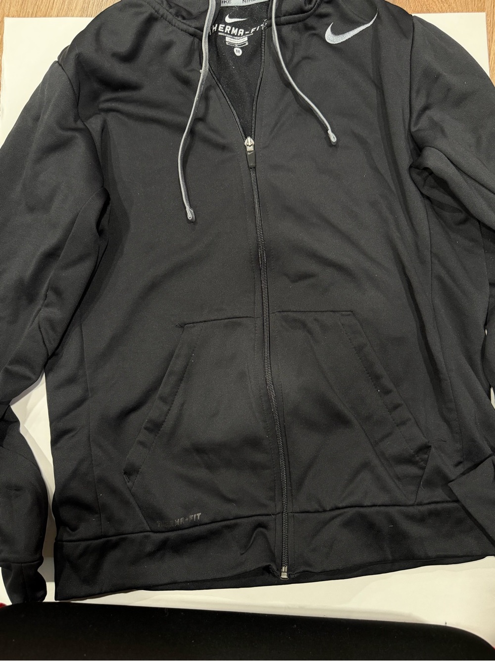 Nike Black Full-Zip Performance Hoodie Jacket